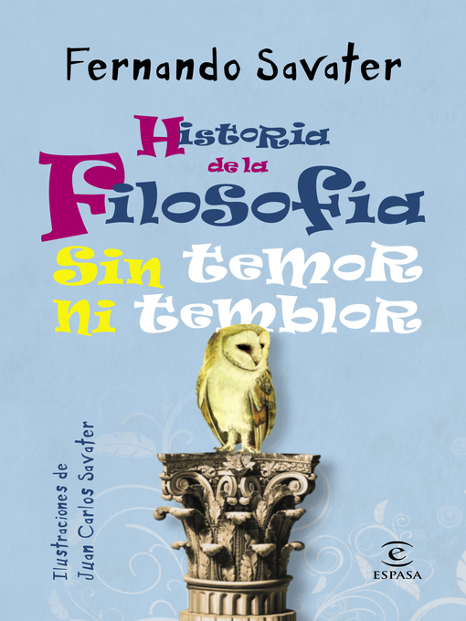 Title details for Historia de la Filosofía sin temor ni temblor by Fernando Savater - Wait list